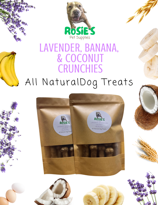 All Natural Lavender, Banana & Coconut Crunchies