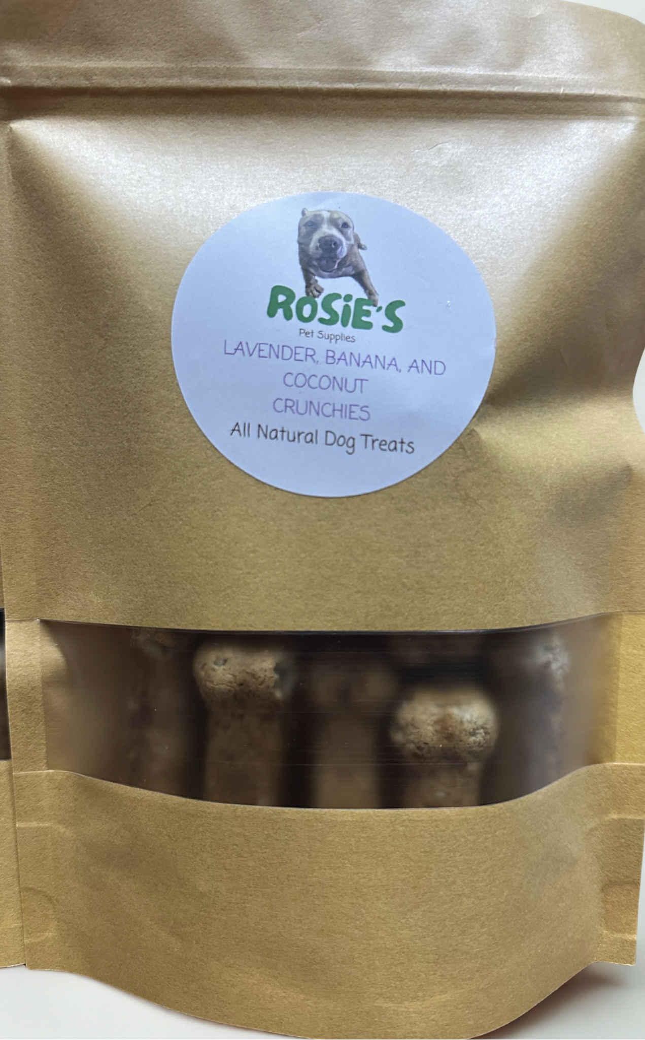 All Natural Lavender, Banana & Coconut Crunchies