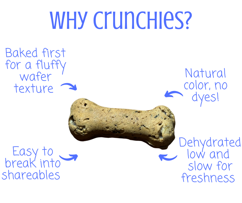 All Natural Blueberry, Banana & Peanut Butter Crunchies