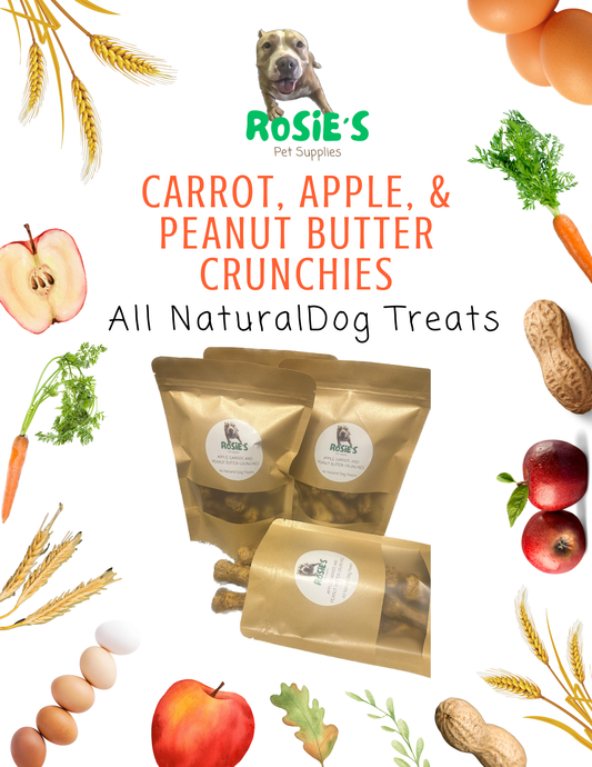 All Natural Apple Carrot And Peanut Butter Crunchies