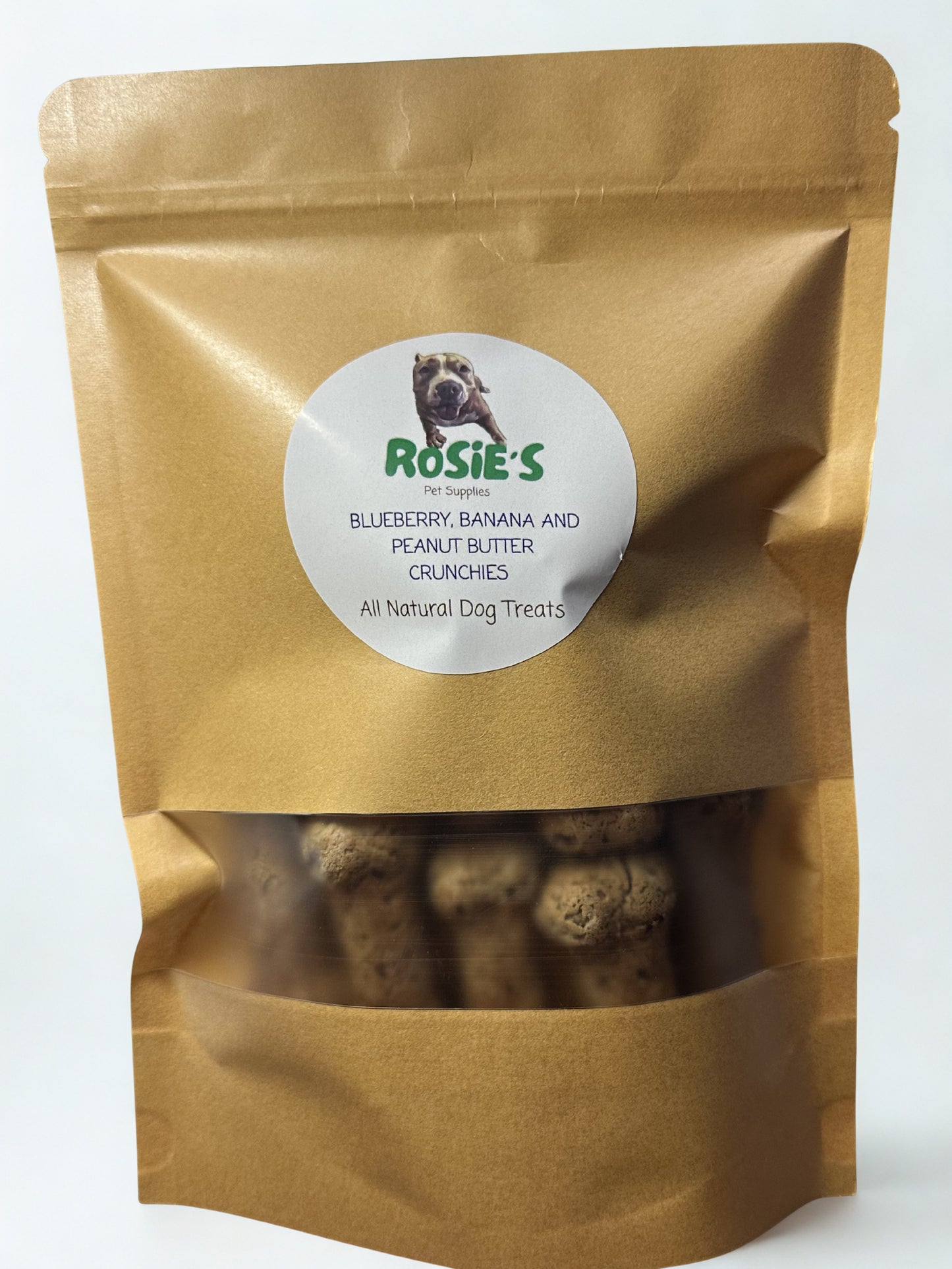 All Natural Blueberry, Banana & Peanut Butter Crunchies